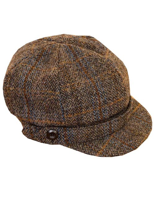 Harris Tweed Baker Boy Hat