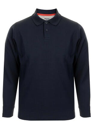 Cotton Rich Polo Sweatshirt