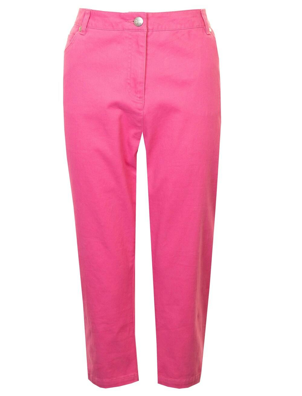 Female Country Rose Pink Cropped Trousers 21 Inch Length Bright Pink female-country-rose-pink-cropped-trousers-21-inch-length-bright-pink
