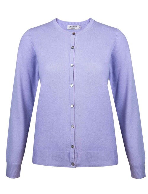 Lilac cashmere outlet cardigan