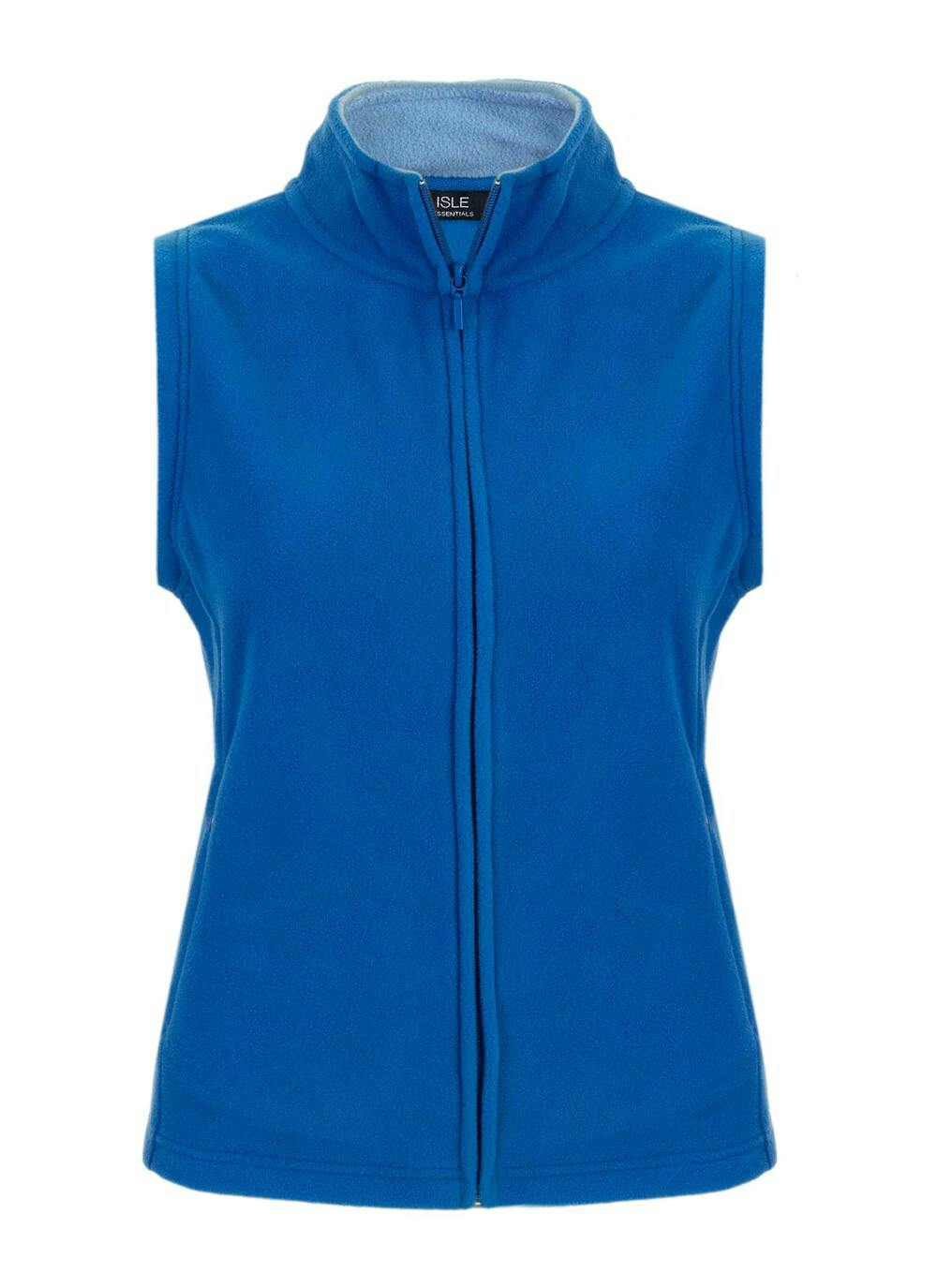 Isle Female Blue Fleece Gilet | EWM | EWM