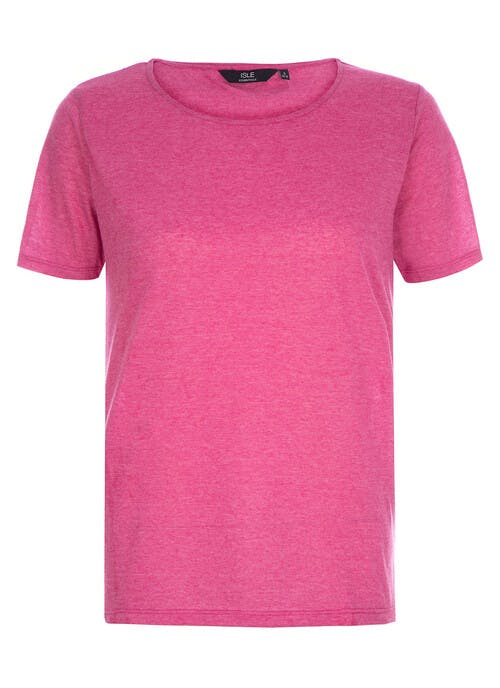 Pink Crew Neck T Shirt