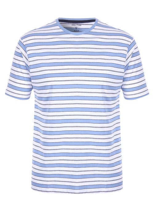 Blue Stripe T Shirt