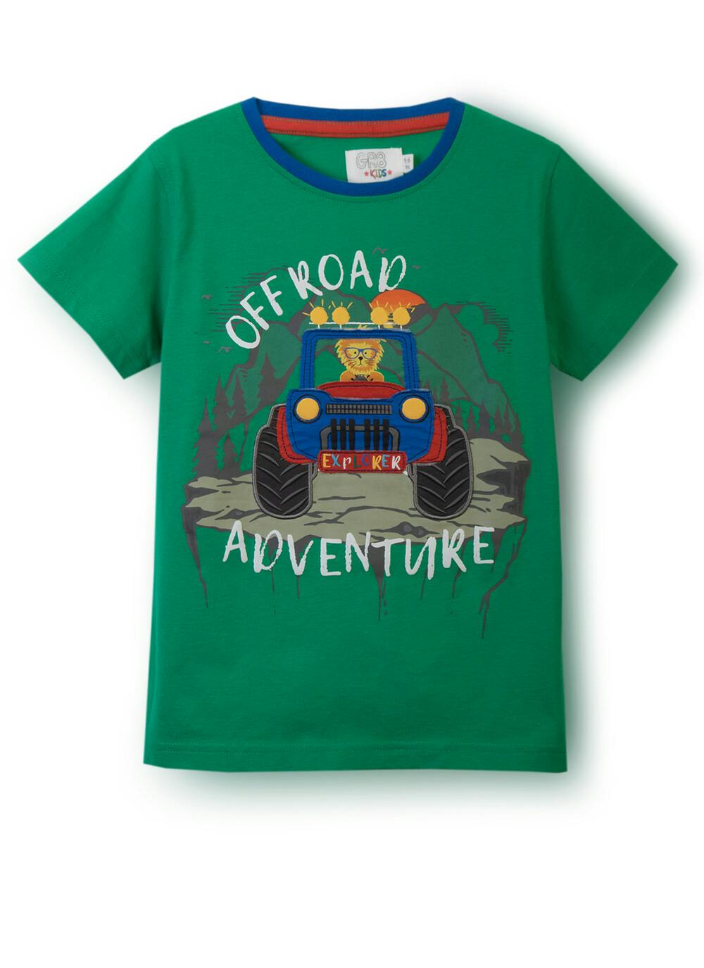 GR8 KIDS T-SHIRT OFF ROAD ADV | Bright Green | EWM | EWM