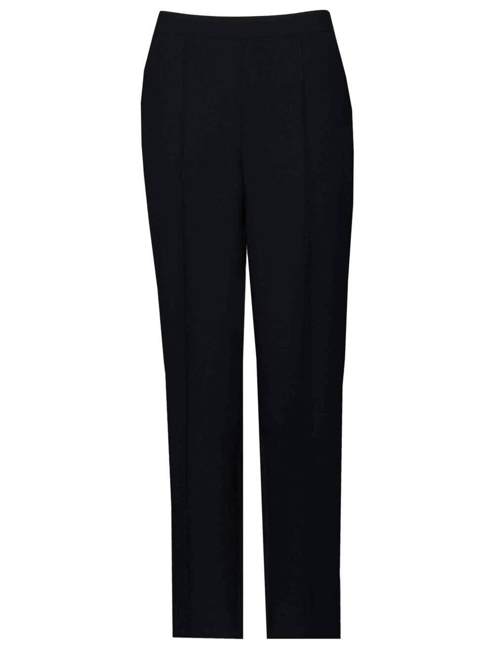 Female Isle Black Classic Fit Pull On Trousers | Black | EWM | EWM