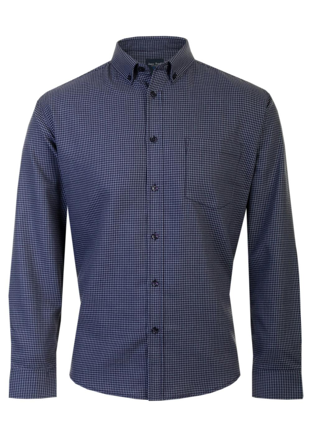 Navy Check Shirt | EWM