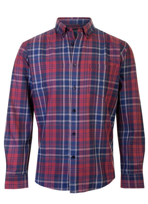 Red Large Check Shirt
