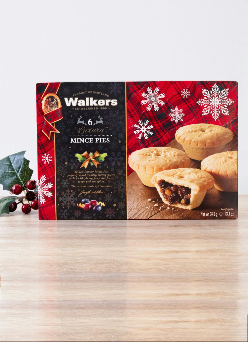 Unisex Walkers Shortbread Walkers Luxury Mince Pies EWM EWM