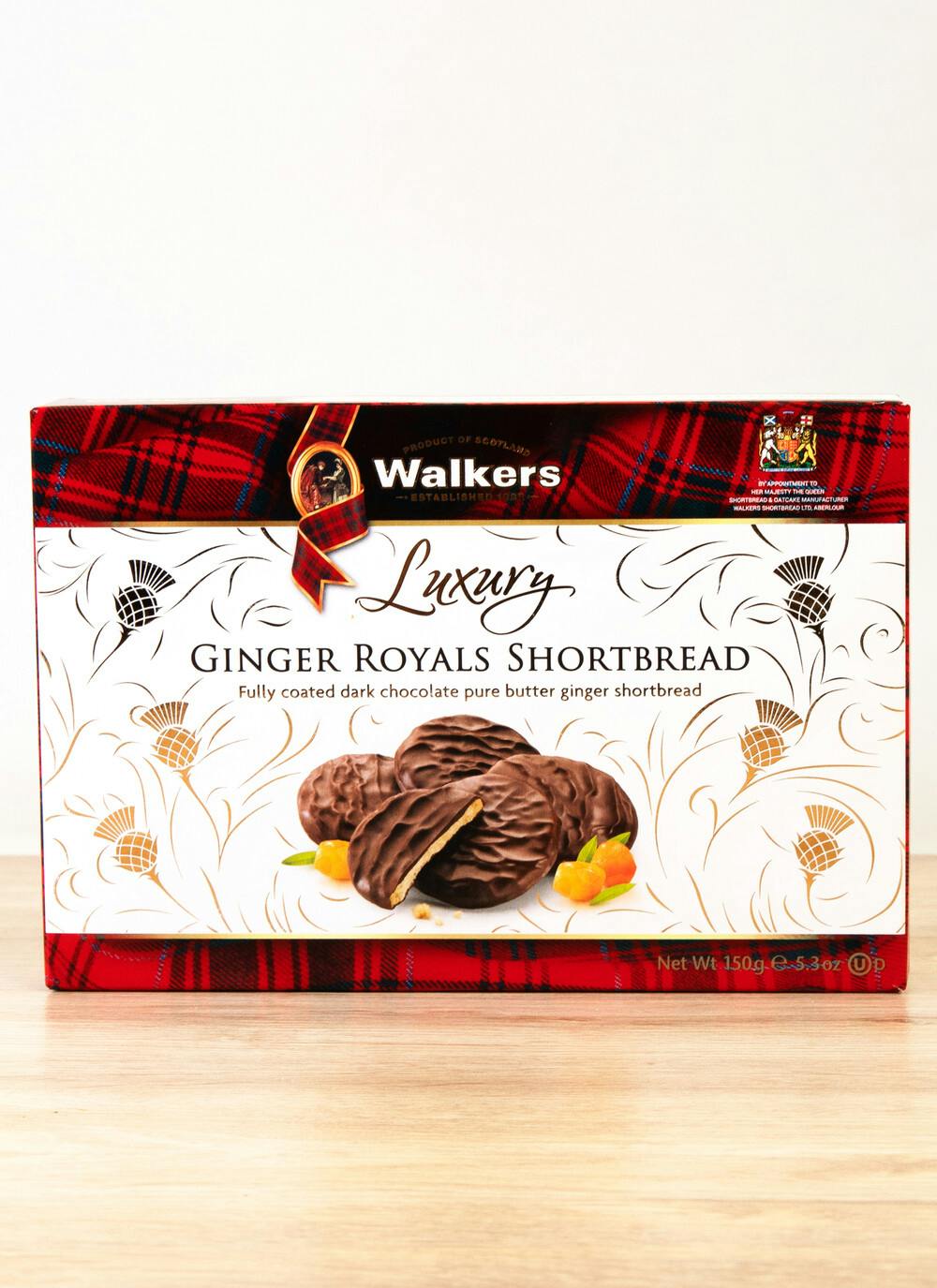 Walkers Ginger Royals Shortbread EWM EWM