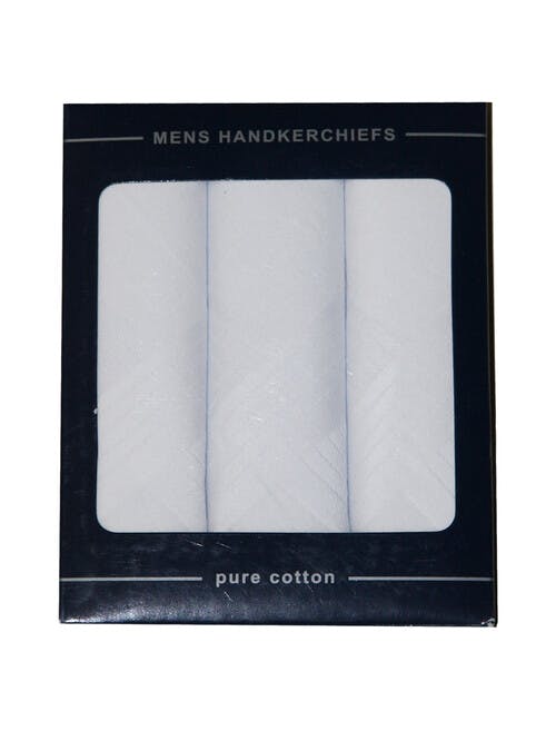 Men's White Handkerchiefs