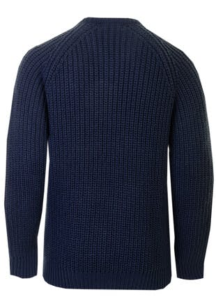 V Neck Fisherman Rib Jumper 