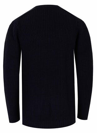 Crew Neck Fisherman Rib Jumper