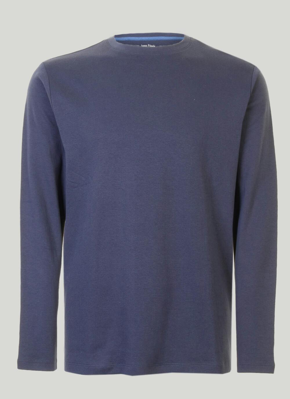 Navy Crew Neck Top | EWM