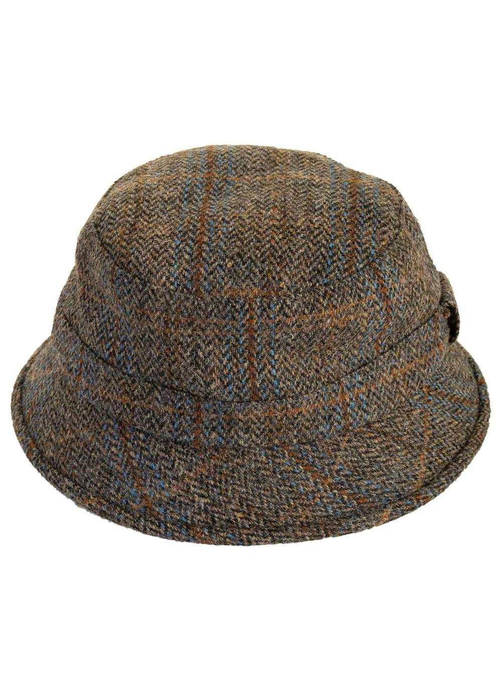 Chapeau Cloche Herringbone Harris Tweed By GREVI - 199,00