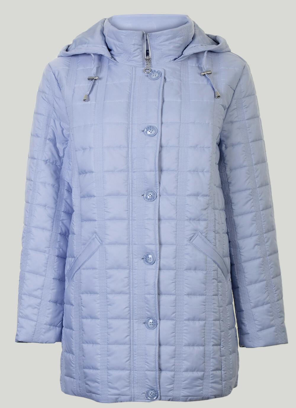 Blue Quilted Coat EWM