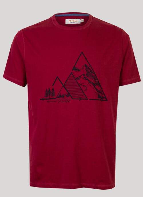 Red Graphic Print T-Shirt