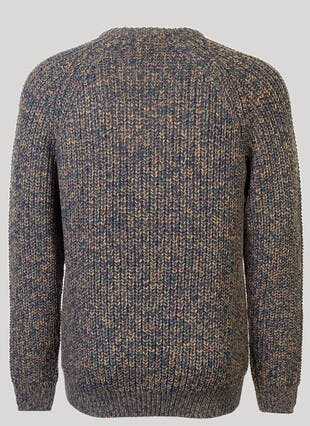 Crew Neck Fisherman Rib Jumper