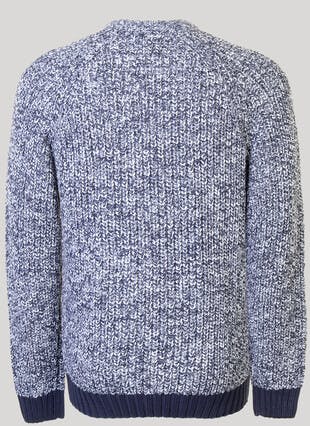 Crew Neck Fisherman Rib Jumper