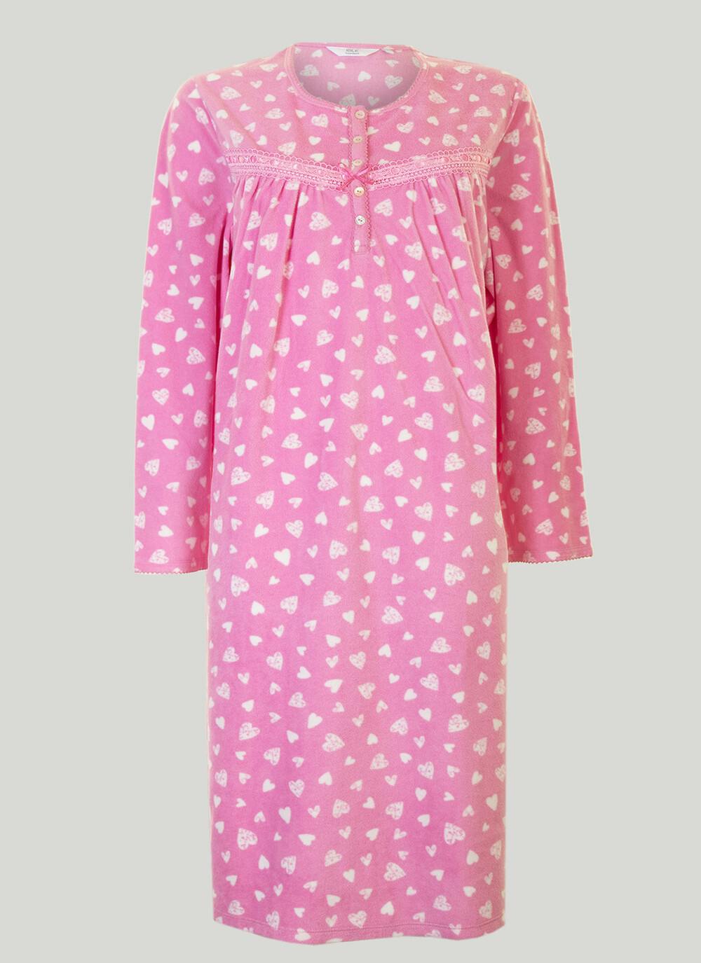 Pink Fleece Nightdress | EWM