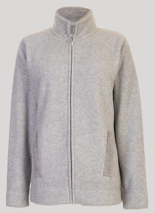 Grey Fleece Jacket 