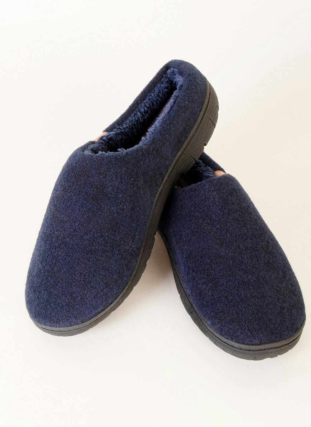 Navy Felted Mule | EWM