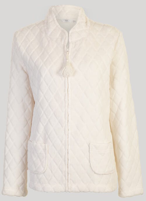 Ivory Fleece Jacket