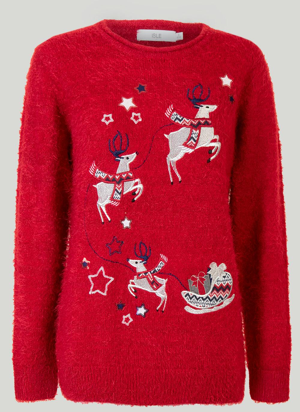 Reindeer jumper sales