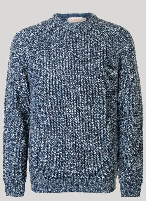 Crew Neck Fisherman Rib Jumper 