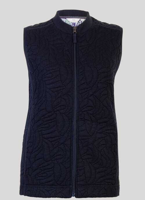Navy Quilted Gilet