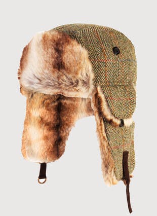 HARRIS TWEED® Men's Trapper Hat