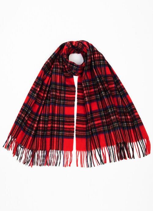 Cashmere Check Stole