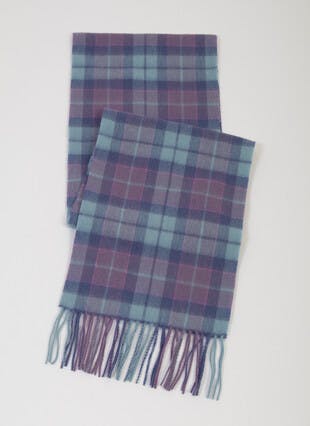 Pure Wool Check Scarf