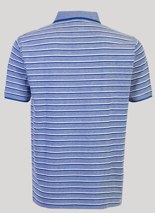 Birdseye Stripe Polo Shirt