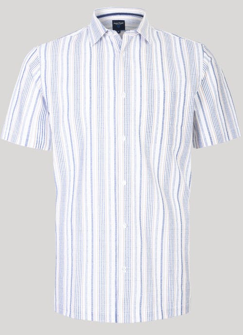 Cheesecloth Stripe Shirt  