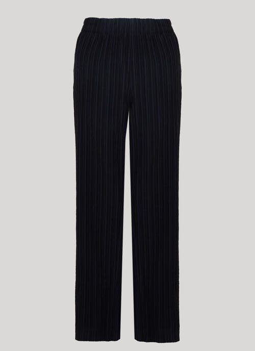 Black Textured Trousers