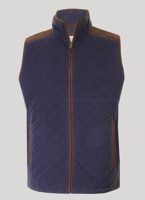 Quilted Fleece Gilet