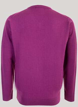 Fine Knit V Neck Jumper