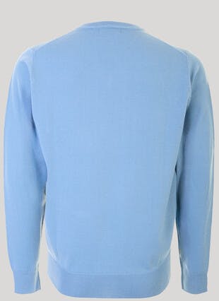 Fine Knit V Neck Jumper