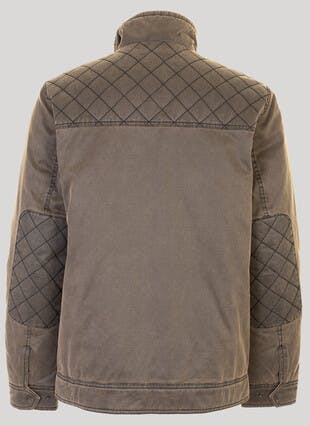 Faux Leather Padded Jacket