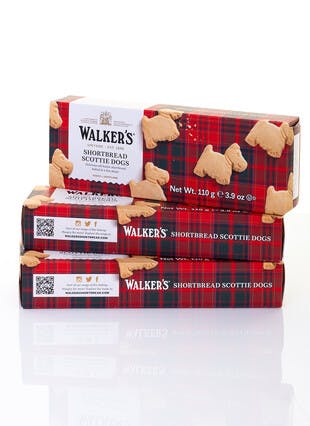 Walkers Shortbread Scottie Dog 3 Pack