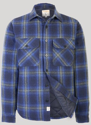 Long Sleeve Check Overshirt