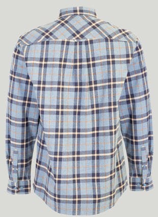 Long Sleeve Cotton Twill Check Shirt 