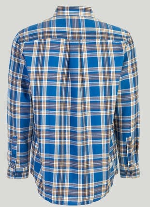 Long Sleeve Twill Check Shirt 