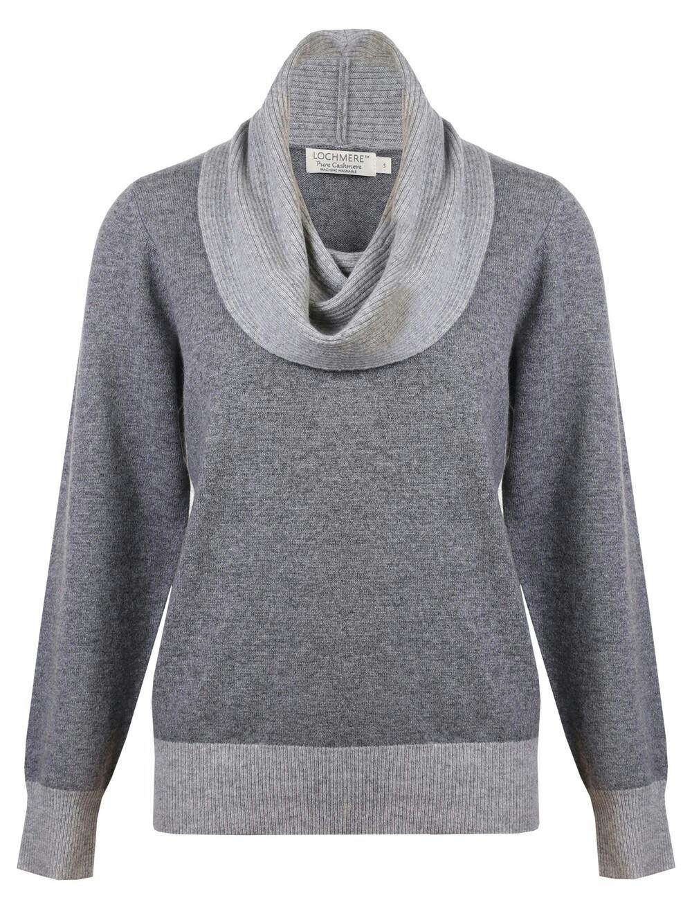 Cashmere Cowl Neck Jumper | EWM