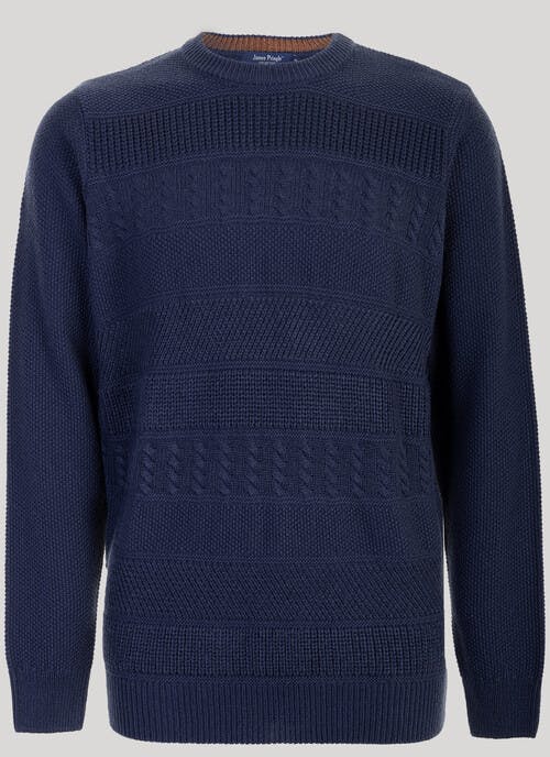 Textured Stripe Jumper