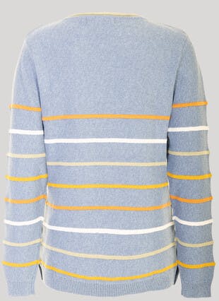 Pure Cotton Striped Jumper