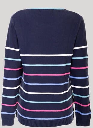 Pure Cotton Striped Jumper