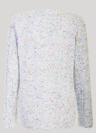 Textured Crew Neck Jumper