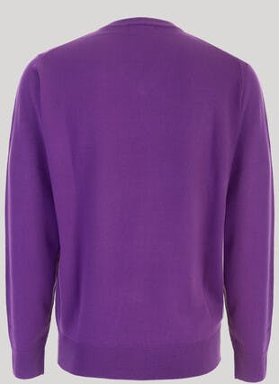 Fine Knit V Neck Jumper