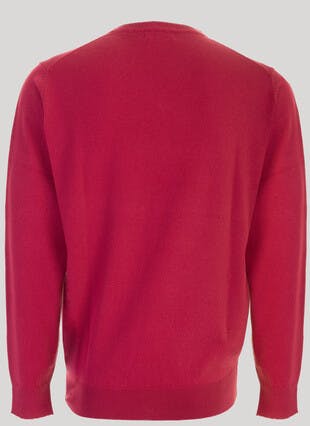 Fine Knit V Neck Jumper